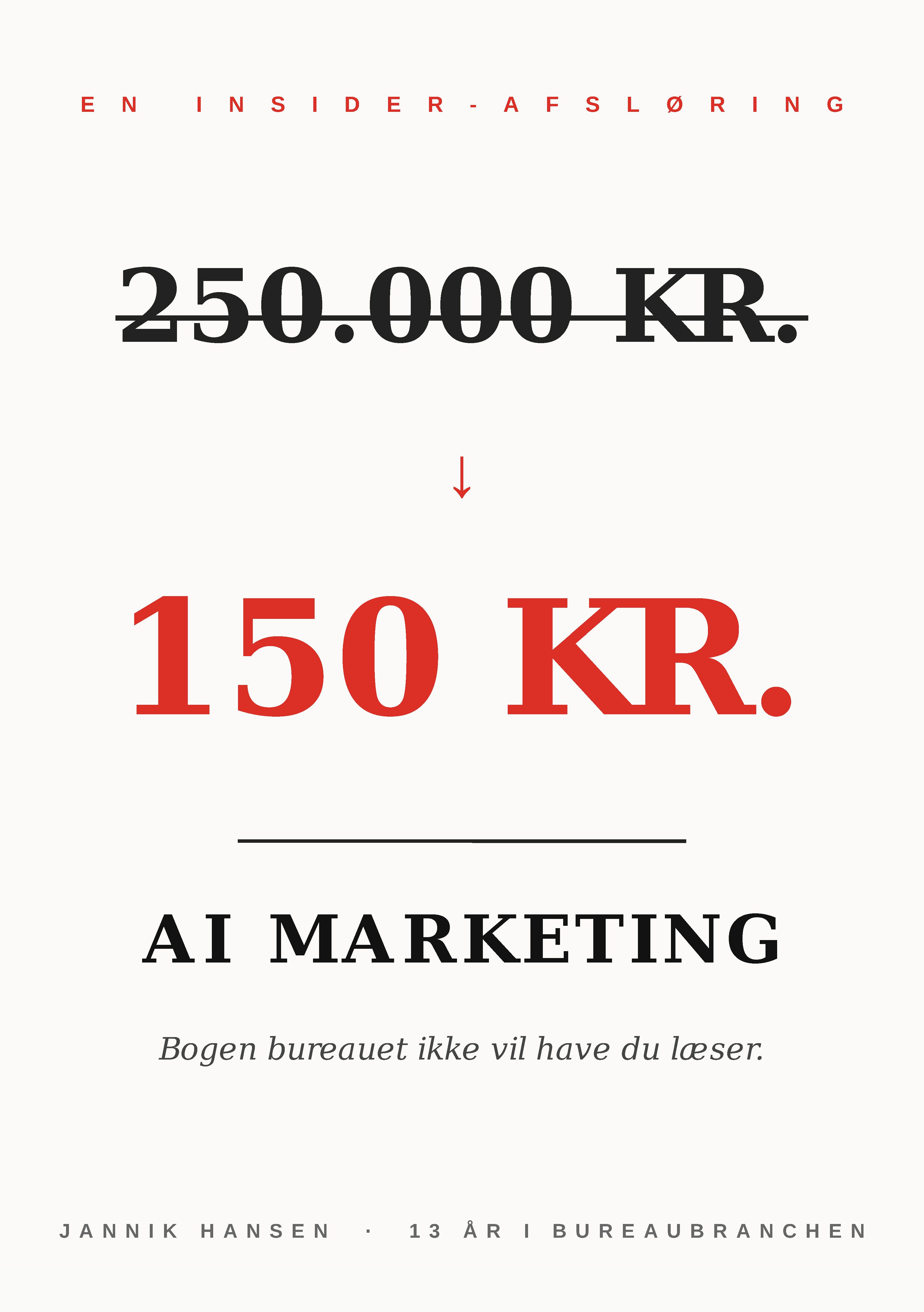 AI Marketing — AI Arbejdskoncept der erstatter bureauet